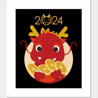 Year Of The Dragon 2024 tshirt Posters and Art